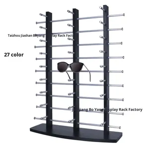 Hiện đại hai mặt móc sắt kim loại sản phẩm hiển thị New Mobile Rotating hiển thị kỹ thuật số Rack với đục Board Mẫu kệ - Product Image 1