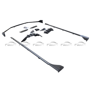 Carbon Front Bumper Lip Spoiler Side Skirts Rear Diffuser <b>Splitters</b> Canards for Honda Civic 10TH Civic FK7 FK8 Type-R 2016+ - Product Image 3