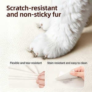 Umweltfreundliche Praktische Vier-Jahreszeiten-Hundematte Warm im Winter und Bissfest Große Abnehmbare Robuste Leder-Hundebettmatte - Product Image 4