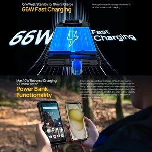 Ban Đầu Ulefone Điện Armor 24 4G Điện Thoại 6.78Inch 12GB + 256GB 22000MAh Không Thấm Nước Gồ Ghề Điện Thoại Thông Minh NFC Điện Thoại Di Động - Product Image 3