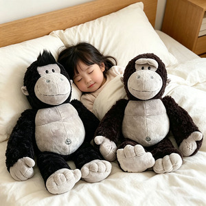 Peluche de Gorila Suave, Adorable Muñeco de Peluche de Simio, Decoración para el Hogar, Regalo para Propietarios de Marcas y Tiendas en Cadena - Product Image 4