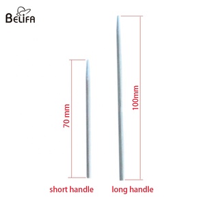 Biodegradable Eco Thân Thiện Dùng Một Lần Bằng Gỗ Stick Craft Sharp Nhọn Sạch Hữu Cơ Micro Bông Nụ Gạc Cho Eyelash Cleaner - Product Image 2