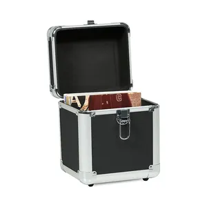 Boîtier de <span class=keywords><strong>CD</strong></span> en aluminium de taille personnalisée Boîte de rangement pour disques vinyles pour disques/<span class=keywords><strong>CD</strong></span>/disques - Product Image 4