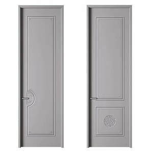 Portes intérieures personnalisées pour la maison, portes plates insonorisées écologiques, portes <span class=keywords><strong>d</strong></span>'<span class=keywords><strong>entrée</strong></span> intérieures pour projets hôteliers - Product Image 4