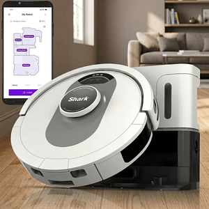 Robot Aspirador con Control por Voz Ultra Inteligente y Navegación Matrix Clean, Plateado/Negro, para Mascotas y Pisos Duros - Product Image 2