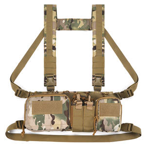 Outdoor MOLLE Compact Utility <b>Tool</b> Organizer <b>Emergency</b> Hunting PVC Lightweight Tactical Chest Rig Vest - Product Image 6