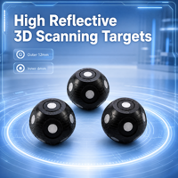 Esferas de Marcado para Escáner 3D Profesional de 6 mm y 12 mm, Acabado Mate, para Metrología de Precisión y Modelado de Fotogrametría