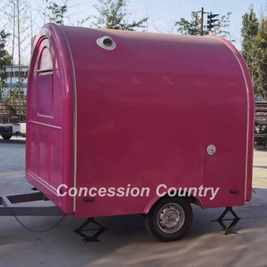 Camion de nourriture mobile avec cuisine complète <span class=keywords><strong>concession</strong></span> <span class=keywords><strong>mini</strong></span> remorque alimentaire portable petite remorque alimentaire ronde avec pare-soleil - Product Image 4