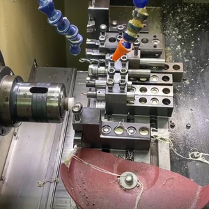 Factory Low-volume Custom High Quality Machining Cnc <strong>Lathe</strong> Turned Parts Milling Parts Aluminum Steel Brass Copper ABS POM PEEK - Product Image 3