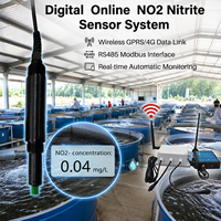 Sensor de Nitritos de Alta Precisión para Acuicultura, Piscicultura, Sistema RAS, Medidor de Nitritos Impermeable IP68 con Salida 4-20mA RS485