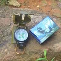 Boussole de survie de haute qualité pour l'extérieur, multifonctionnelle, en métal, pour la montagne, le camping, les voyages, boussole nord