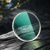 Lentilles optiques Pioneer 1.56 1.60 1.67 1.74 anti-lumière bleue à indice de cylindrisation élevé (CYL) UV420, verres unifocaux anti-lumière bleue