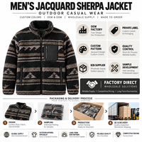 Veste d'hiver en polaire pour homme, color block, sherpa, fermeture éclair intégrale, manteau décontracté d'extérieur, OEM ODM, marque privée, fournisseur d'usine en gros