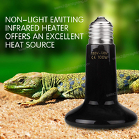 Bombilla de Calor de Cerámica para Reptiles, Emisor de Calor No Luminoso para la Noche, para Geckos, Dragones Barbudos y Tortugas, Venta al Por Mayor