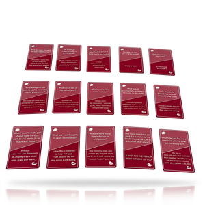 Interaktives Kartenspiel für Paare 50 Karten 11x7cm Beschichtetes Papier Romantisches Herausforderungs-Deck für Liebende mit Magnetbox mit Klappdeckel - Product Image 5