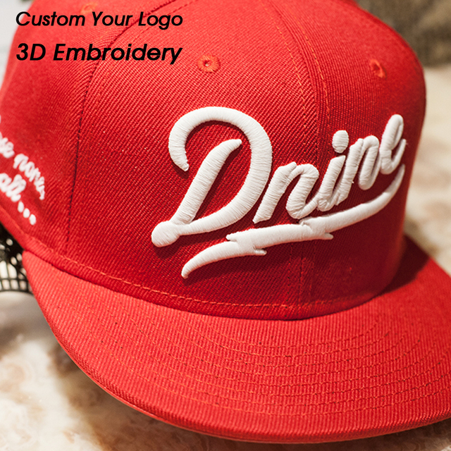 Custom 3D Puff Embroidery Jersey Sport Hat 5 Panel 6 Panel Outdoor Hip Hop Street Snapback Caps Printed Logo Four Seasons Common