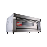 Four à pain commercial électrique à 1 niveau en acier inoxydable avec commande informatique simple pour boulangerie