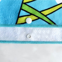 Towel Manufacturer Custom Children's Windproof Swimming Poncho Bathrobe Towel Baby Printed Beach Towel