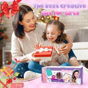 Kit de perles pour tresses de cheveux DIY pour filles de 6 à 12 ans, ensemble d'<span class=keywords><strong>accessoires</strong></span> de cheveux tendance, fabrication de <span class=keywords><strong>bijoux</strong></span> pour enfants, tresses, cadeaux d'anniversaire - Product Image 5