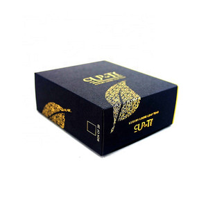 De alta calidad de <span class=keywords><strong>oro</strong></span> caliente <span class=keywords><strong>sello</strong></span> Logo negro de cartón de caja de embalaje de papel - Product Image 5