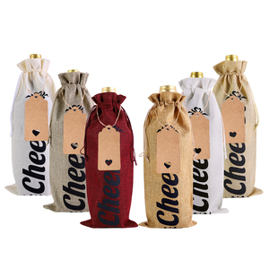 Hot Bán Thân Thiện Với Môi Tái Sử Dụng Bông Dây Kéo Túi Cho Cổ Điển Chai Rượu Vang Bông Dây Kéo Túi Trong Số Lượng Lớn Như Quà Tặng Bao Bì - Product Image 2