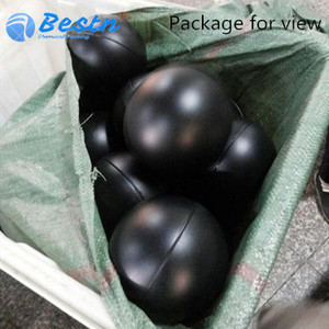 100mm <span class=keywords><strong>HDPE</strong></span> bóng màu đen bóng với UV kháng nhựa rỗng nổi bìa cho dam và đầm phá - Product Image 1