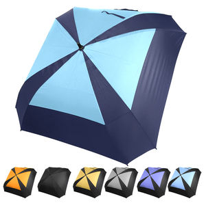 Parapluie carré ventilé de 6268 pouces, résistant au vent, ouverture automatique, double auvent, parapluie surdimensionné, parapluie commercial, résistant au vent - Product Image 4