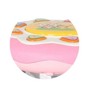 Jacko Toys Vert et Rose Couleur Mixte Rotation Éducative Musique Tambour Modèle Jouets pour Enfants - Product Image 5