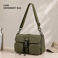 Bolso Bandolera Ecológico con Múltiples Bolsillos para Hombre y Mujer, Casual, para Viajes, Uso Diario, Conjunto de Regalo Empresarial