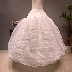 S0703R <span class=keywords><strong>mariée</strong></span> 5 acier Double maille surdimensionné moelleux anneau en acier <span class=keywords><strong>robe</strong></span> <span class=keywords><strong>de</strong></span> <span class=keywords><strong>mariée</strong></span> <span class=keywords><strong>princesse</strong></span> parole longueur traînant os élastique jupon - Product Image 3