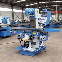 X6432 Meilleure machine à fraiser universelle numérique à prix avantageux, table de 1500x360 mm, moteur 3HP entièrement à engrenages, 380V, haute rigidité