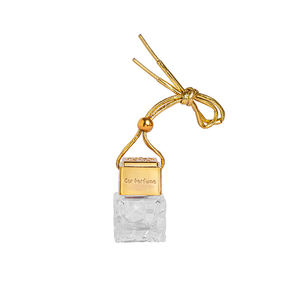 8ml Hanging Glass <b>Refillable</b> <b>Bottle</b> Car <b>Perfume</b> <b>Bottle</b> Air Freshener Diffuser for Auto Pendant - Product Image 1