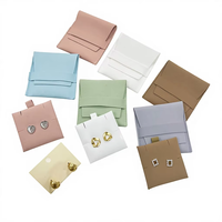 Bolsa de Microfibra de Alta Calidad de 8*8cm para Guardar Joyas, con Logotipo Grabado, para Empaque de Regalos