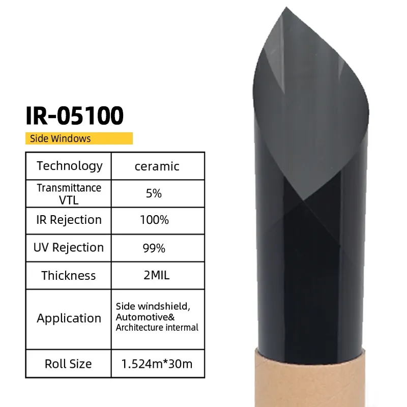 5% สีดำเข้มมาก