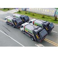 Camion à ordures compacteur Foton 4X2 de 5,8 mètres cubes, petit chargeur de déchets pour les zones résidentielles et l'assainissement municipal