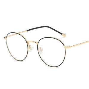 Lunettes de vue pour femmes Y1-1884, monture ronde en métal, anti-UV, anti-lumière bleue, monture complète, pour la lecture - Product Image 5