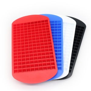 Easy Release Silicone <b>Mini</b> Ice Cube Trays 160 Crushed Ice Molds for Chilling Cocktails Juices Whiskey - Product Image 5