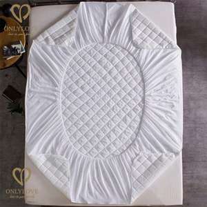 Protector de Colchón Impermeable Tejido con Logotipo Personalizado de Fábrica, Cubre Colchón Antibacteriano para Todas las Estaciones - Product Image 5