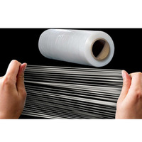 Film étirable en PE pour palettes, transparent, pour l'industrie, modèle personnalisé, recyclable et adaptable, fabriqué en Chine