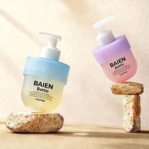 Nouvelle mode, pot en PET de 200 ml, 250 ml, 300 ml avec pompe pour masque capillaire, shampoing, lotion, soin de la peau - Product Image 2