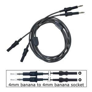 Kabel <span class=keywords><strong>Forceps</strong></span> Bipolar yang Dapat Digunakan Kembali untuk Soket Banana 4mm ke Soket Banana 4mm, Konektor Banana 4mm, Ujung Poles Anti Lengket, Gunting ESU - Product Image 6
