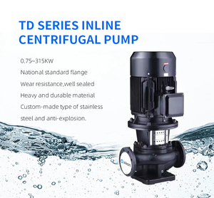 Long Lifespan Easy Installation Medium High Efficiency 5hp Vertical Line Centrifugal <b>Pump</b> for <b>Water</b> Circulation System - Product Image 4