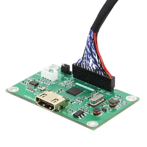 Papan Driver LVDS/LVDS Ke Konverter Adaptor Yang Kompatibel dengan HDMI Mendukung Resolusi 1080P