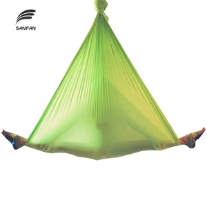 SANFAN Columpio Aéreo Profesional de Tela de Seda, Plegable, de 5 m, Ultra Resistente, Elástico, Columpio de Yoga, <span class=keywords><strong>Hamaca</strong></span>, Soporte para Columpio - Product Image 2