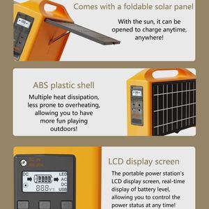 Générateur <span class=keywords><strong>solaire</strong></span> personnalisé <span class=keywords><strong>100W</strong></span> Logo OEM Station d'alimentation portable Contrôleur MPPT <span class=keywords><strong>Kit</strong></span> de panneaux solaires pour voiture à distance pour le <span class=keywords><strong>camping</strong></span> la randonnée - Product Image 4