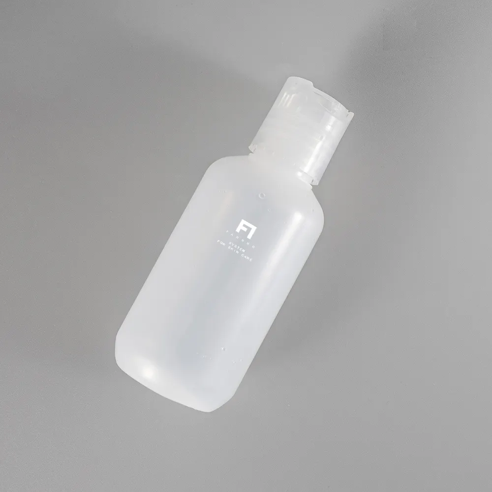 مجموعة تعبئة مستحضرات تجميل بلاستيكية لزجاجات غسول الجسم الدائرية 60 صى صى صى صى