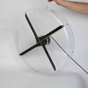 Nouveau ventilateur holographique 3D de 80 cm, housse extérieure imperméable, acrylique transparent - Product Image 4