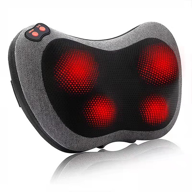 Multifunctional Car/ Home Massage Pillow Foot/Body/Head Massager with Cervical Spine Relief Heats Relax Neck Shoulder Waist Back