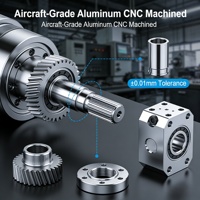 Piezas de Mecanizado de Precisión OEM de Aluminio Mecanizado por CNC de 5 Ejes Personalizadas para la Industria Automotriz y de Motocicletas