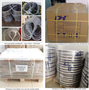 Wood Tungsten Carbide Bandsaw Blade Dehuai <b>Tool</b> l Woodworking Customized Tct Band Saw Blade for Wholesale Professional Sawmil - Product Image 5